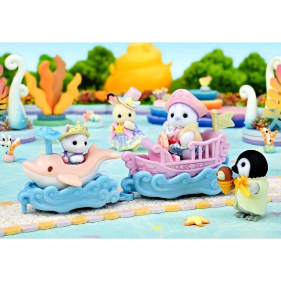 Sylvanian Families Amusement Park Ride Set - Ride the Waves
