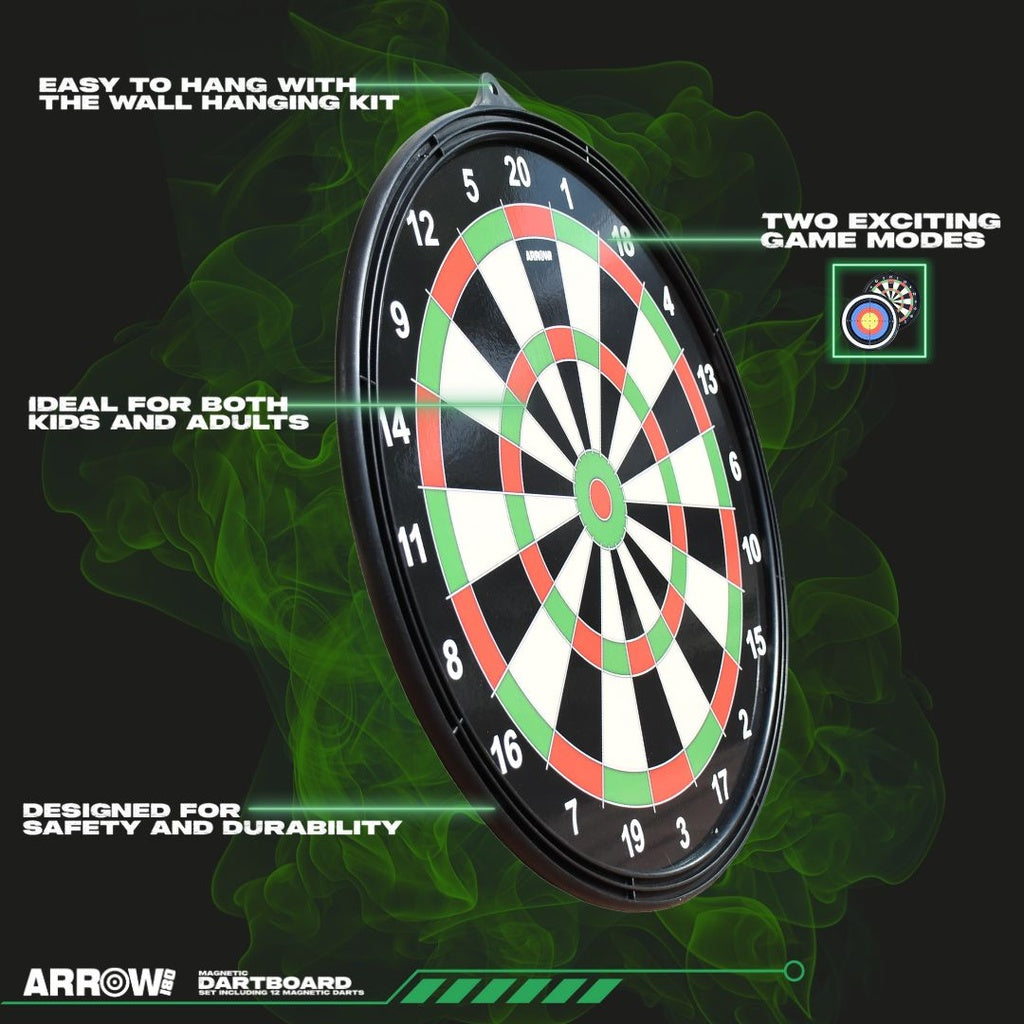Arrow180 Magnetic Dartboard Game Set