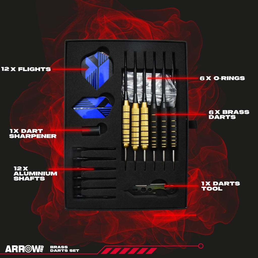 Arrow180 Brass Darts Set 22g