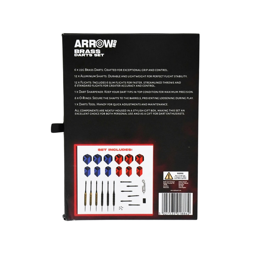 Arrow180 Brass Darts Set 22g