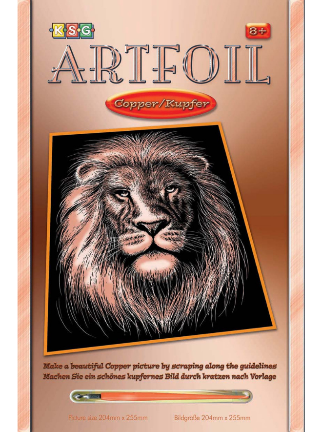 Artfoil Copper Lion