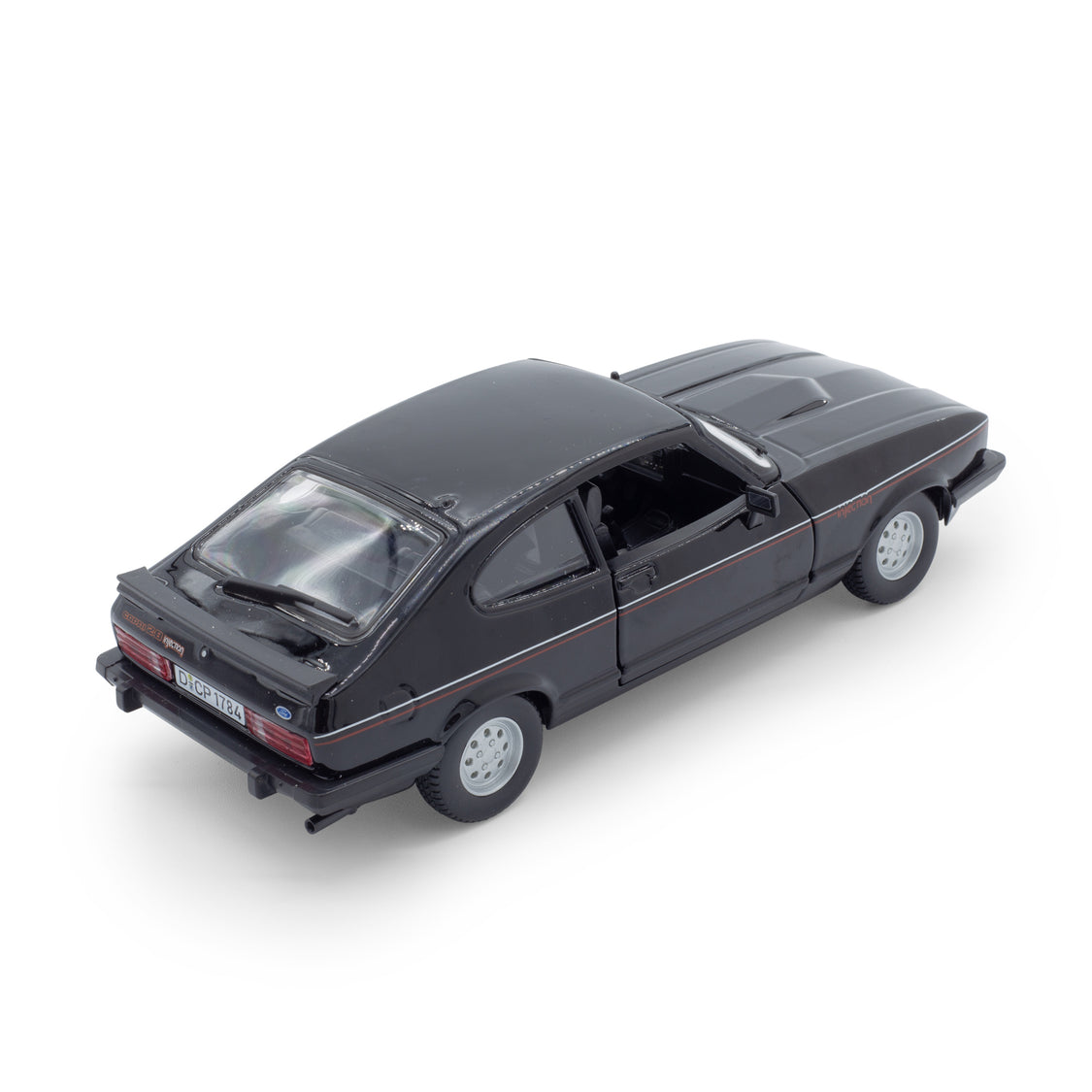 Ford Capri Black 1982 1:24 Diecast Model Car