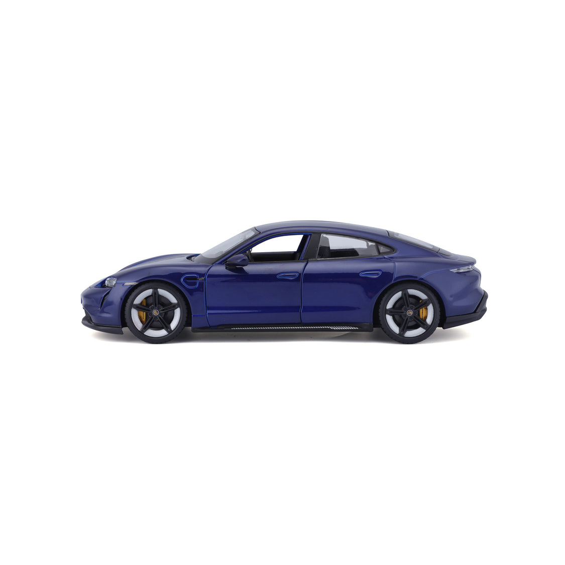 Porsche Taycan Turbo S Metallic Blue 1:24 Diecast Model Car