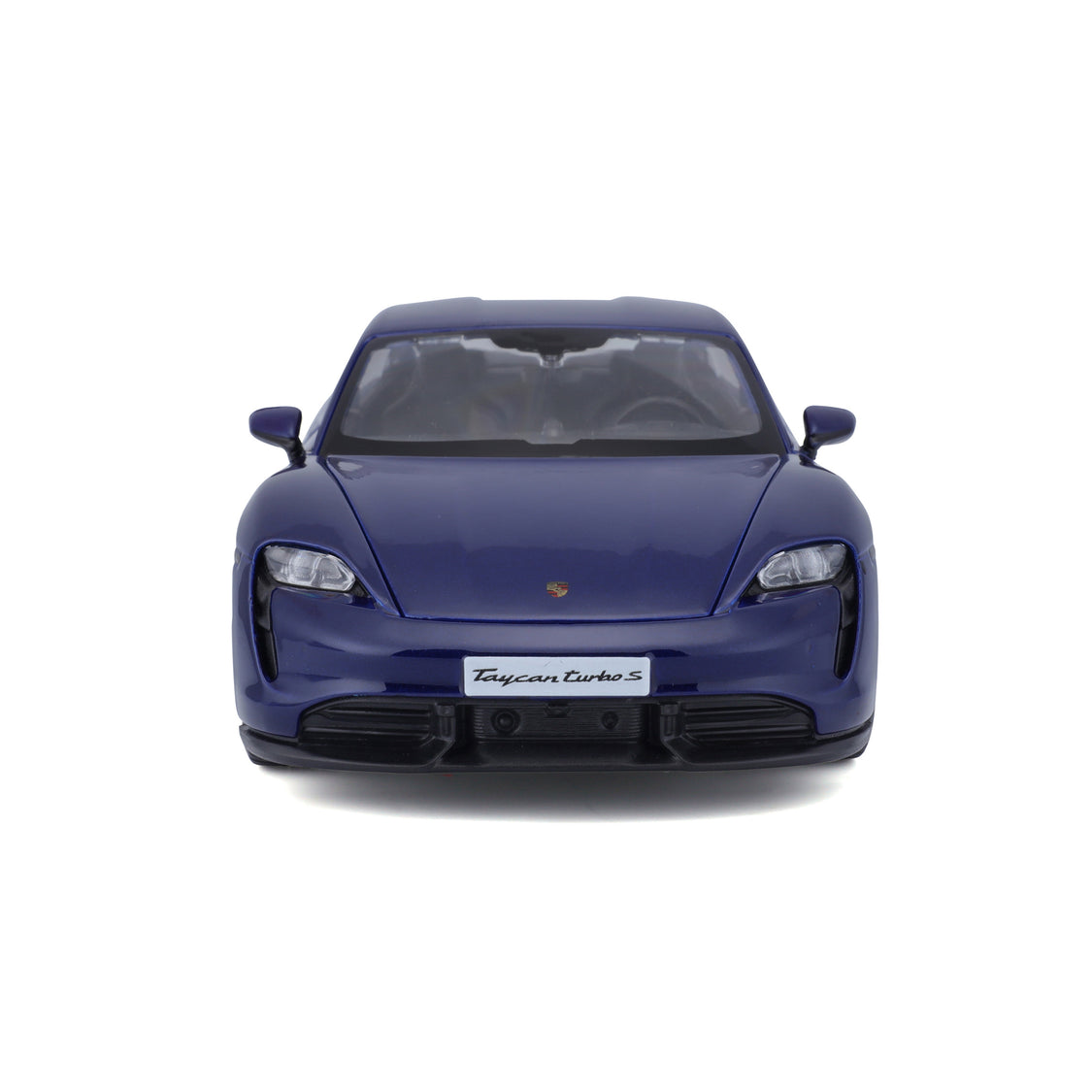 Porsche Taycan Turbo S Metallic Blue 1:24 Diecast Model Car