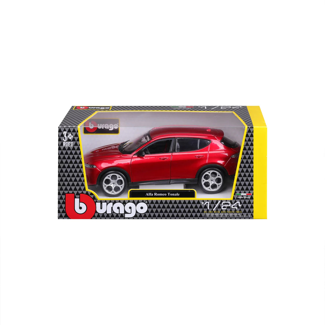 Burago Alfa Romeo Tonale Red 1:24 Diecast Model Car