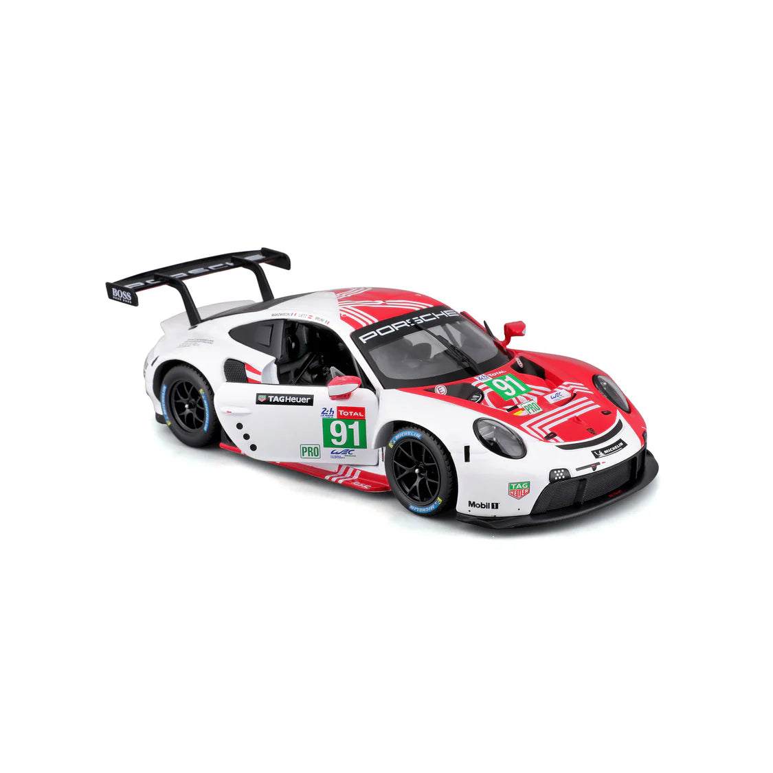 Burago Porsche 911 Rsr Lemans Gt Team 2020 #91 1:24 Diecast Model Car