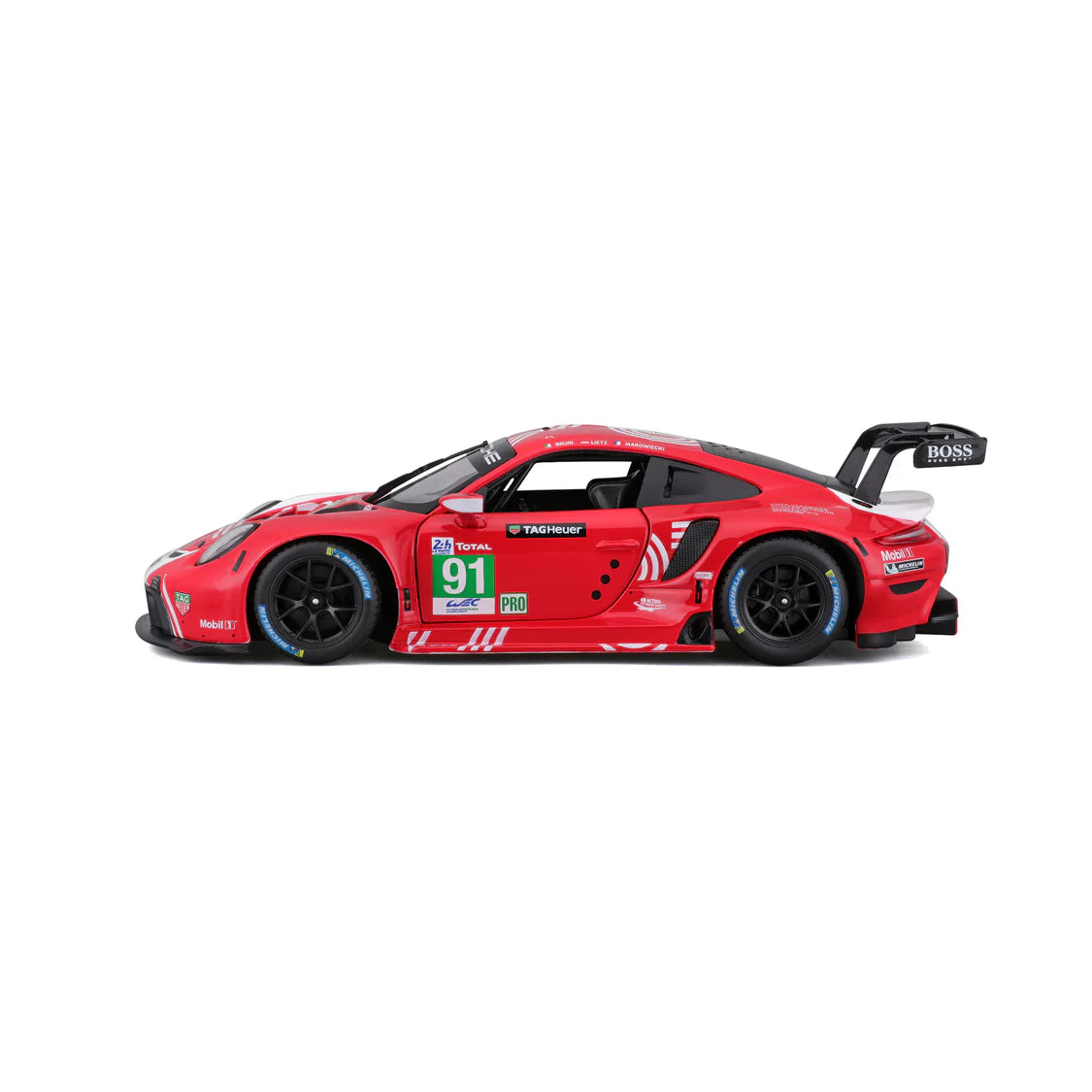 Burago Porsche 911 Rsr Lemans Gt Team 2020 #91 1:24 Diecast Model Car