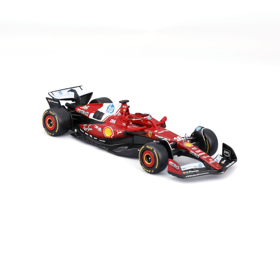 F1 Ferrari Sf-25 2025 Leclerc 1:43 Diecast Model Car