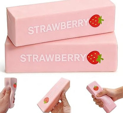 14cm Strawberry Squishy Butter Fidget Toy