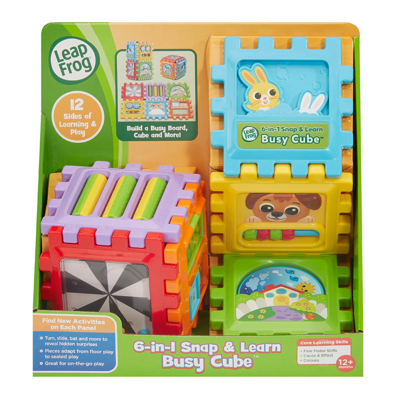Leapfrog 6-In-1 Snap & Learn Busy Cube