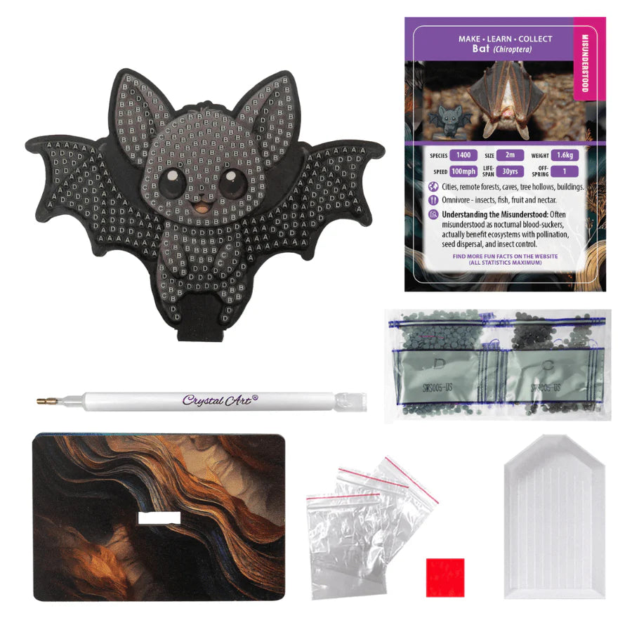 Bat, Crystal Art Buddy
