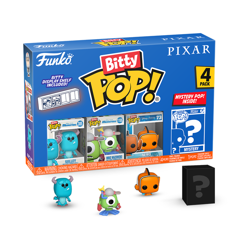 Funko Bitty POP Pixar 4 pack Asst
