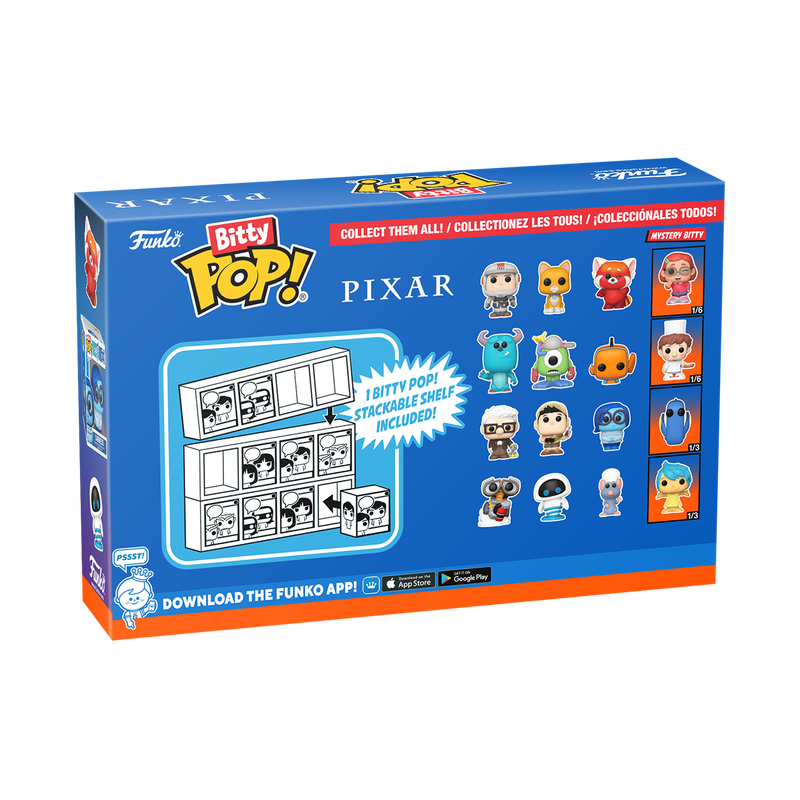 Funko Bitty POP Pixar 4 pack Asst