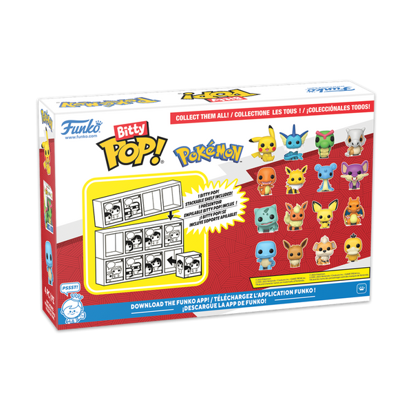 Funko Bitty POP Pokemon Bulbasaur 4 Pack Series 3