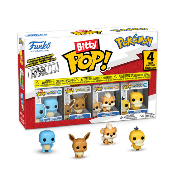 Funko Bitty POP! Pokemon Squirtle 4 Pack Series 4