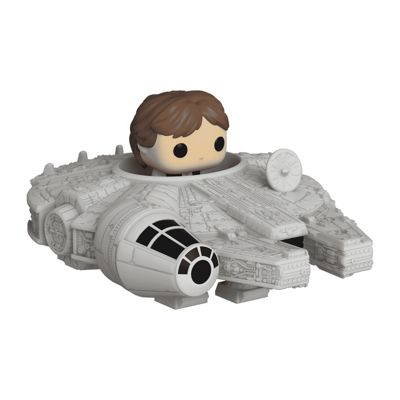 Funko Bitty POP Ride Star Wars - Han Solo with Millennium Falcon