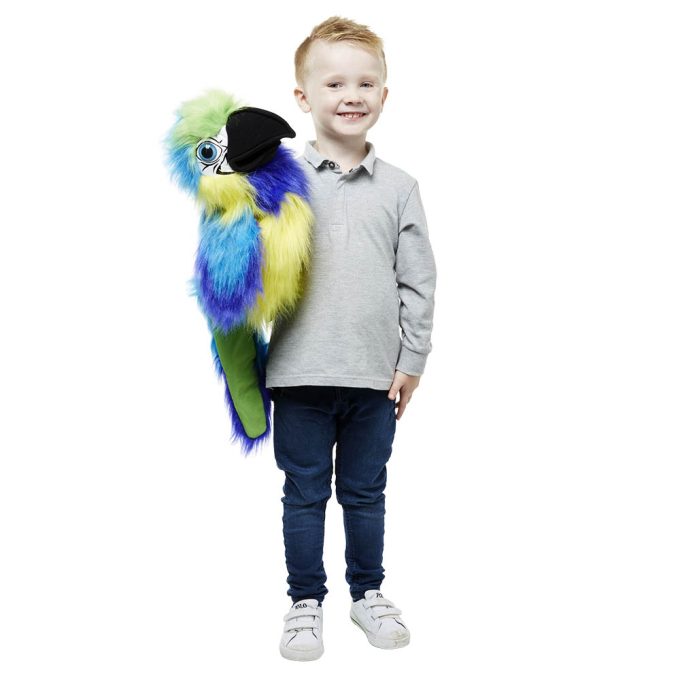Large Birds Blue & Gold Macaw Puppet
