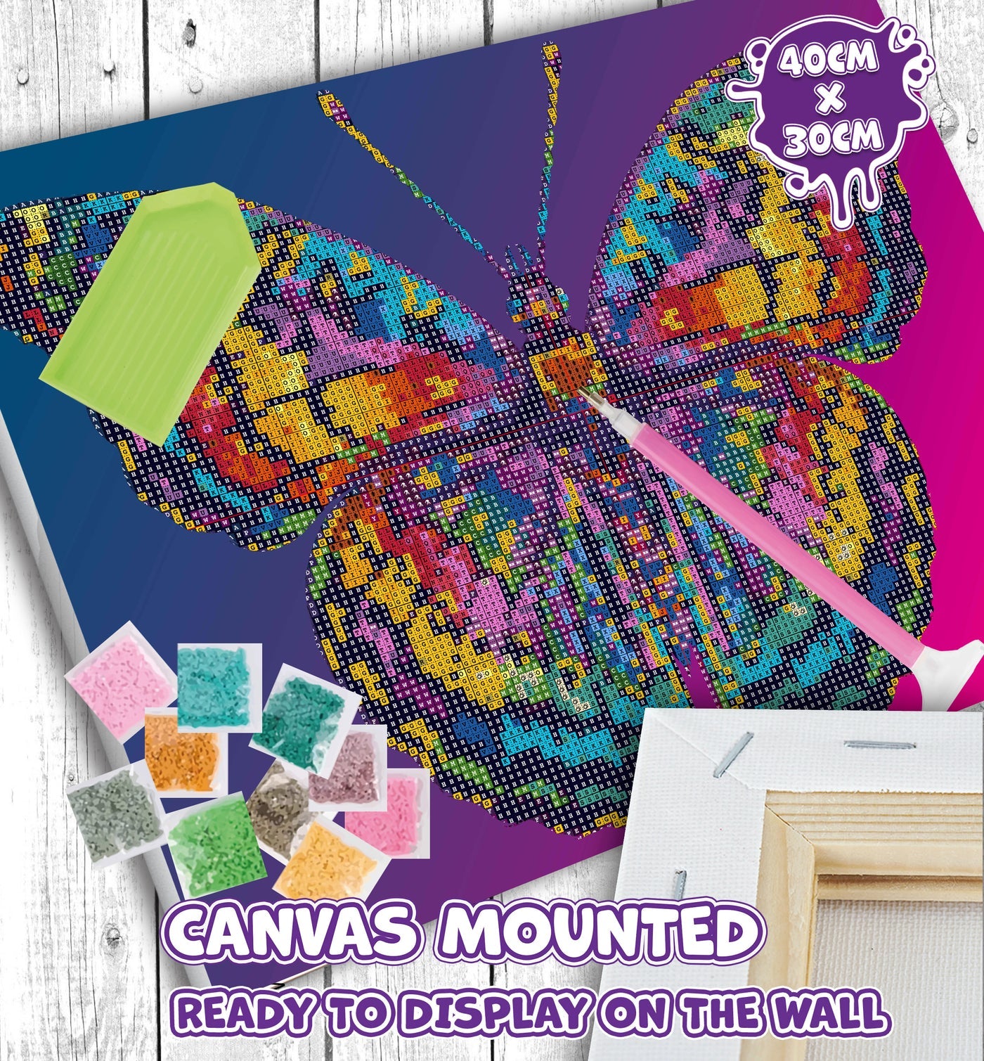 Butterfly Diamond Art