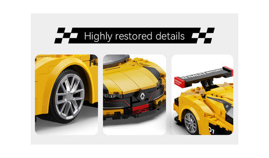 CaDA Renault Sport R.S.01 1:20 Car Building Set 294 Pieces