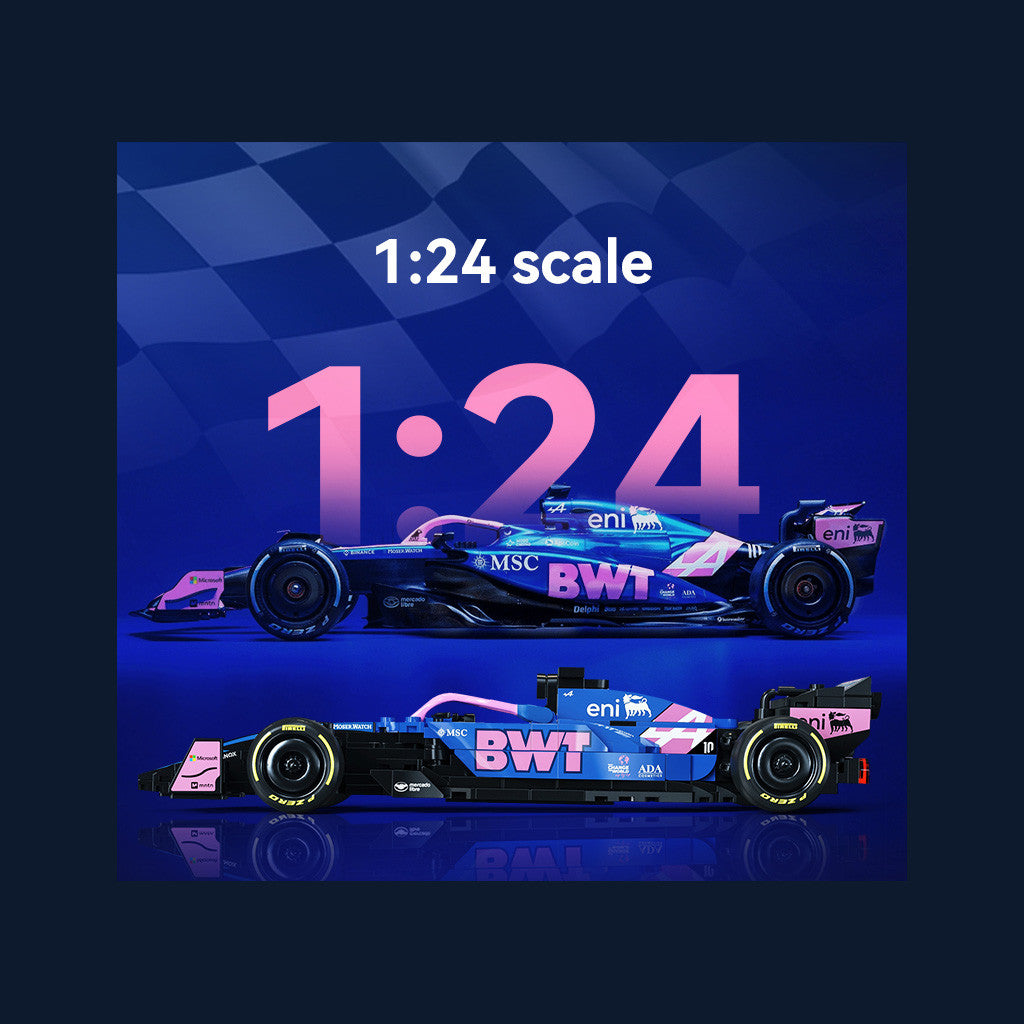 CaDA 1:24 BWT Alpine F1 Team A525 Racing Car Brick Kit 300 pcs