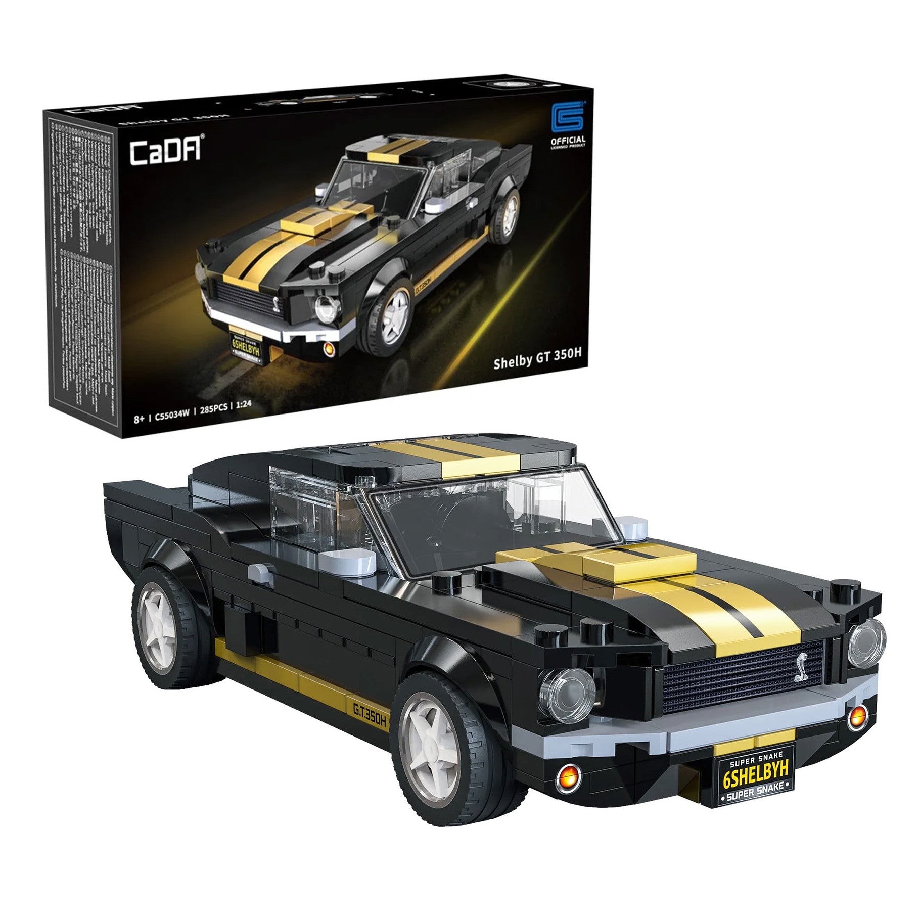 CaDA Ford Shelby Mustang GT350H Building Set 285 Pieces 1:24 Scale
