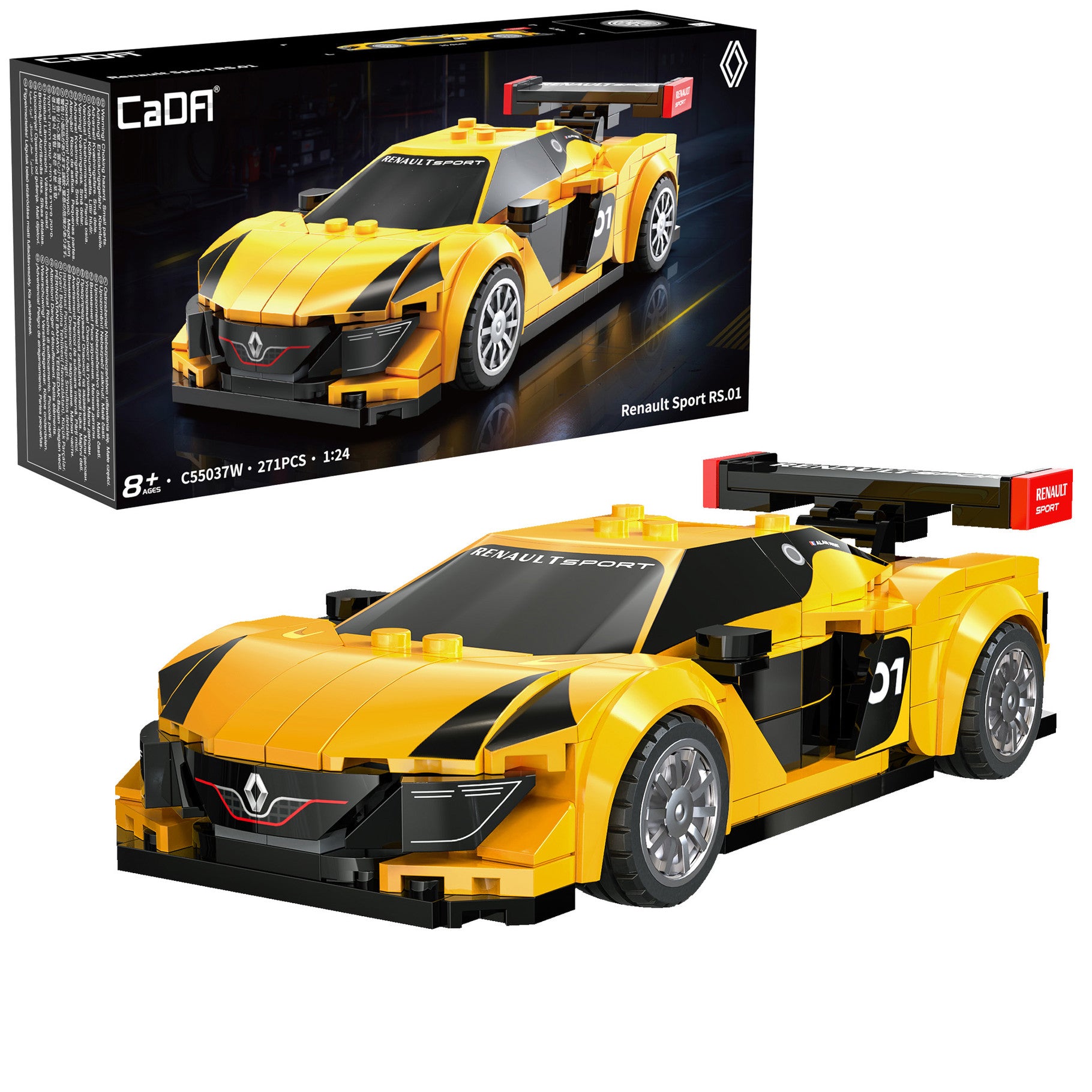 CaDA 1:24 Renault Sport RS.01 Brick Kit 271 pcs
