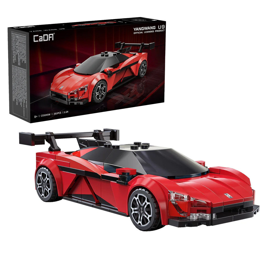 CaDA 1:24 BYD Yangwang U9 Electric Super Coupé Brick Kit 291 pcs