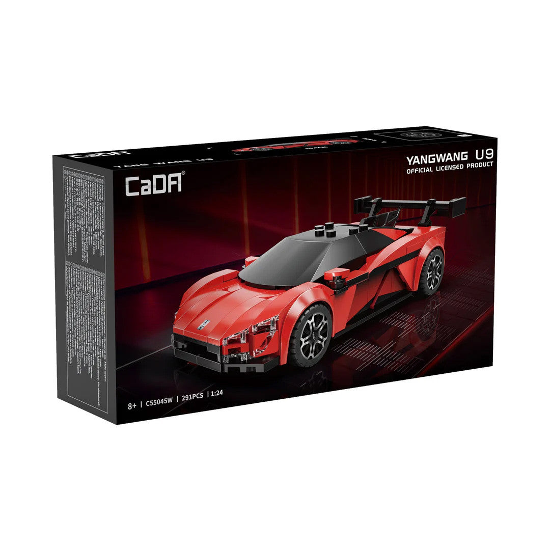 CaDA 1:24 BYD Yangwang U9 Electric Super Coupé Brick Kit 291 pcs