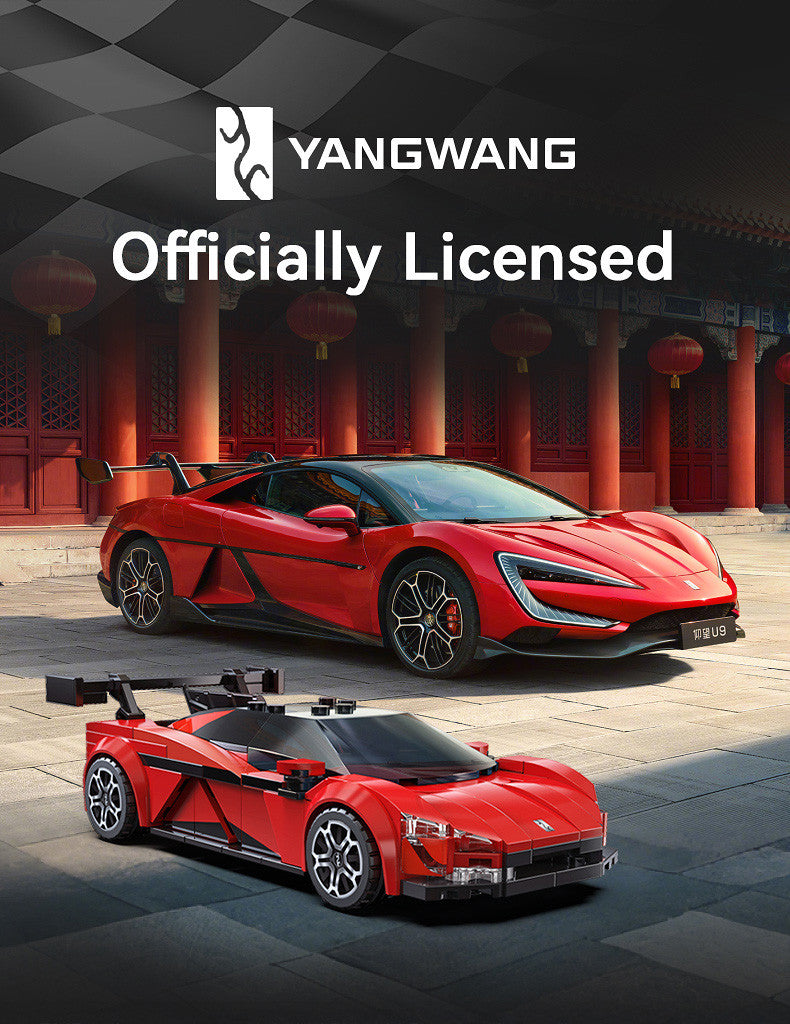 CaDA 1:24 BYD Yangwang U9 Electric Super Coupé Brick Kit 291 pcs