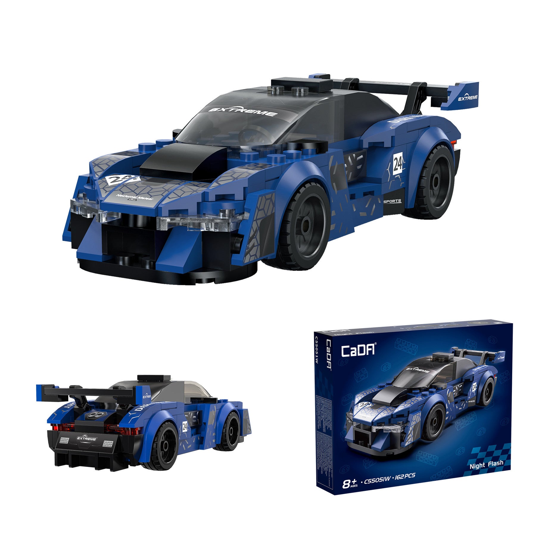 CaDA Night Flash Brick Kit 162 pcs