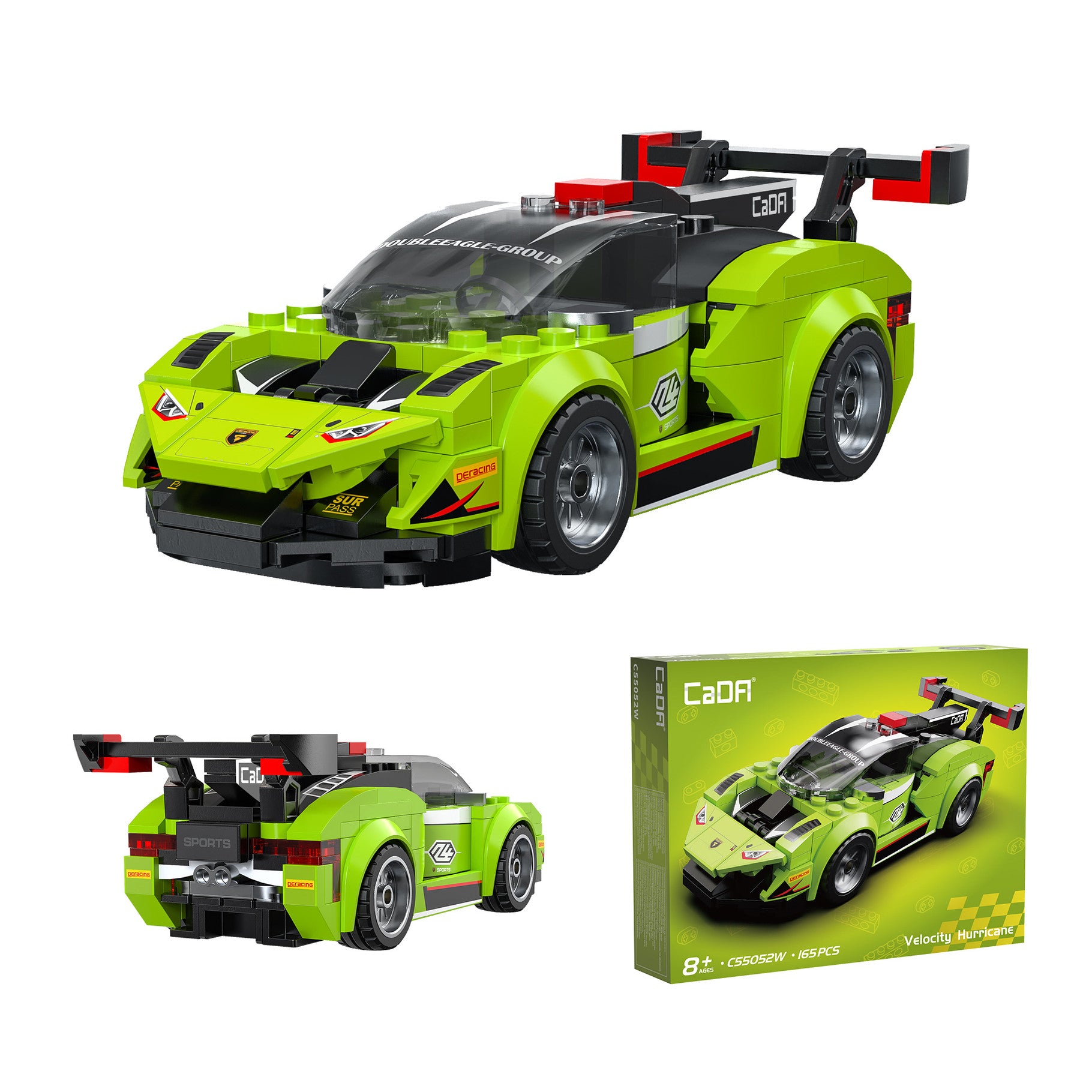 CaDA Velocity Hurricane Brick Kit 165 pcs