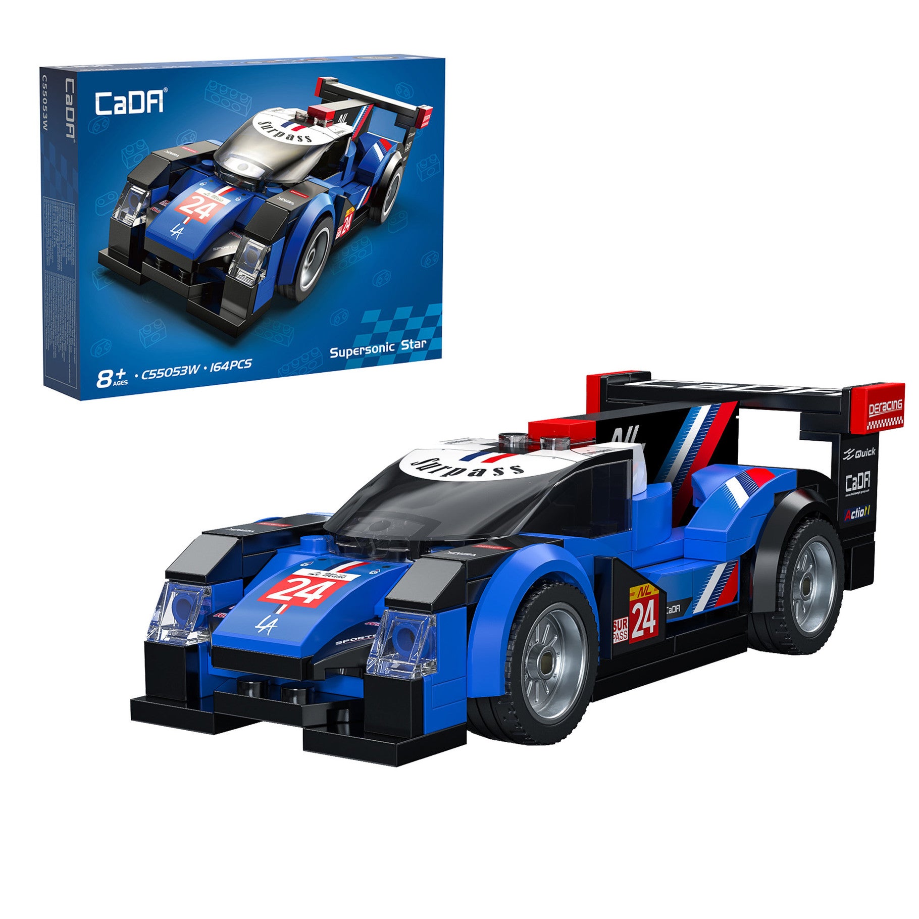 CaDA Supersonic Star Brick Kit 164 pcs