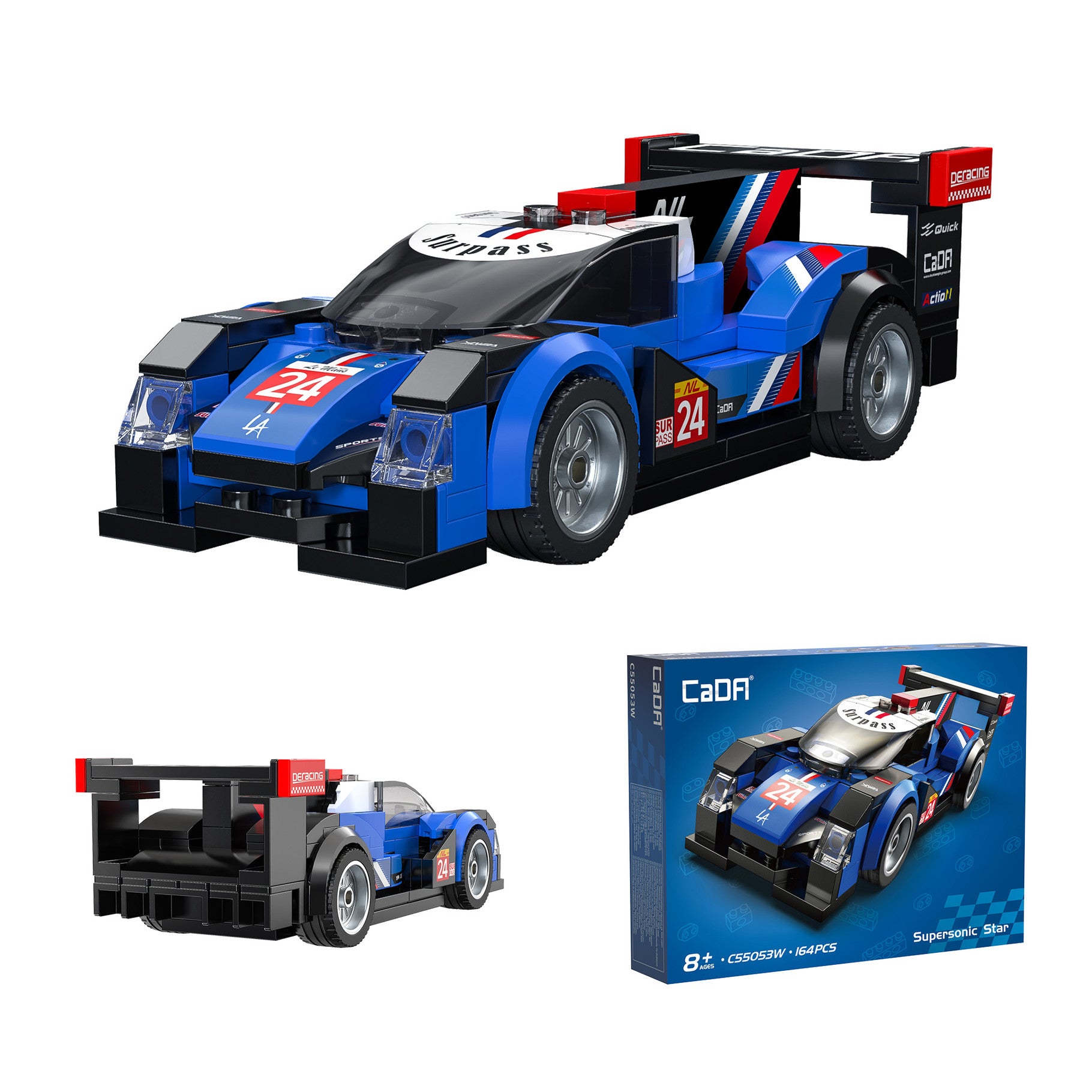 CaDA Supersonic Star Brick Kit 164 pcs