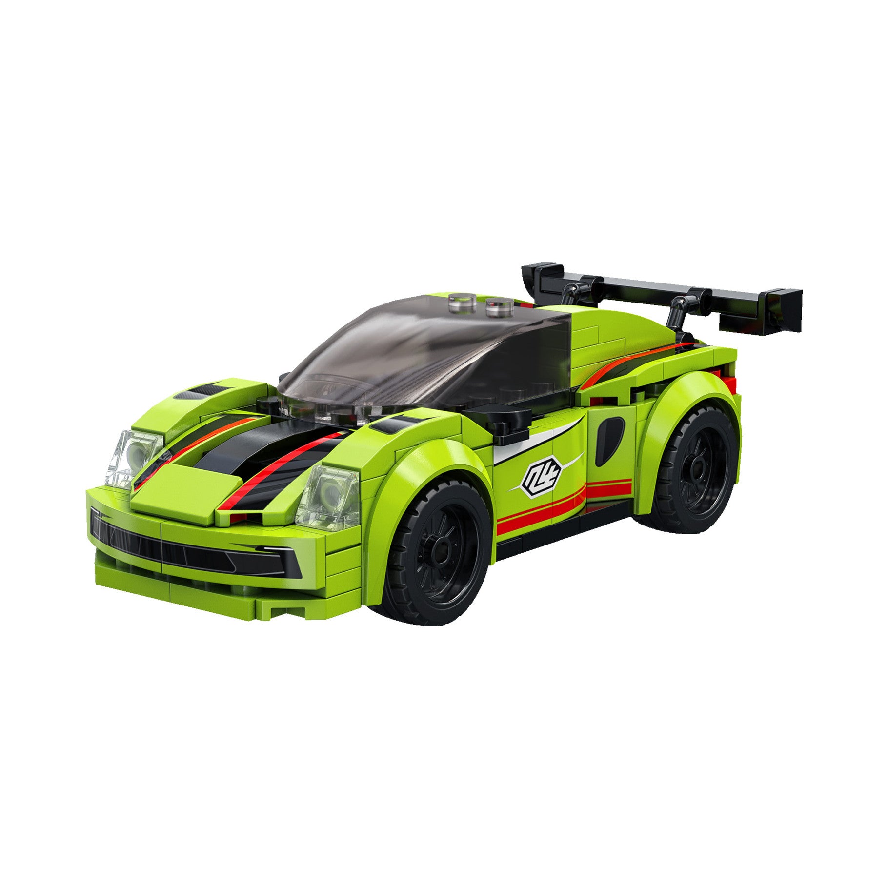 CaDA Emerald Shadow Sprint Racing Car Building Set 158 Pieces