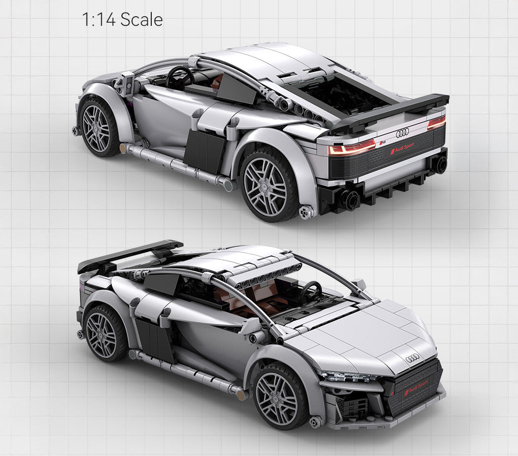 CaDA Audi R8 Coupé 1:14 Car Building Set 536 Pieces