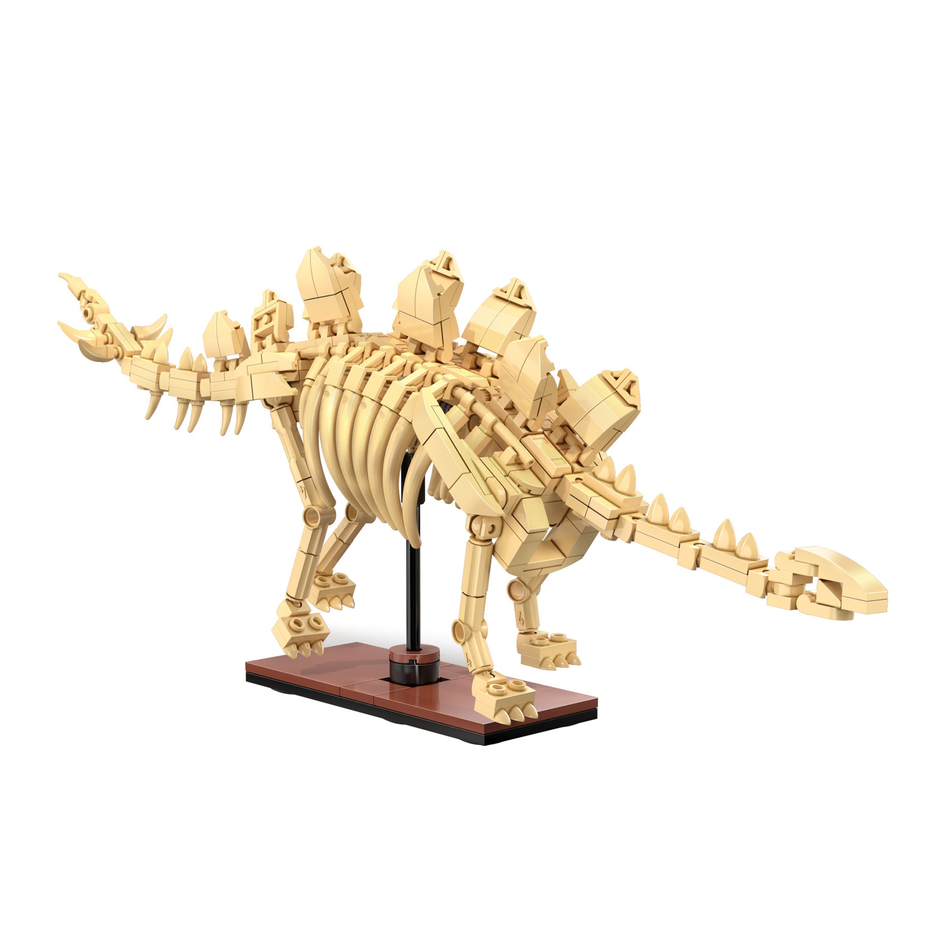 CaDA Dinosaur Fossils: Stegosaurus Brick Kit 297 pcs