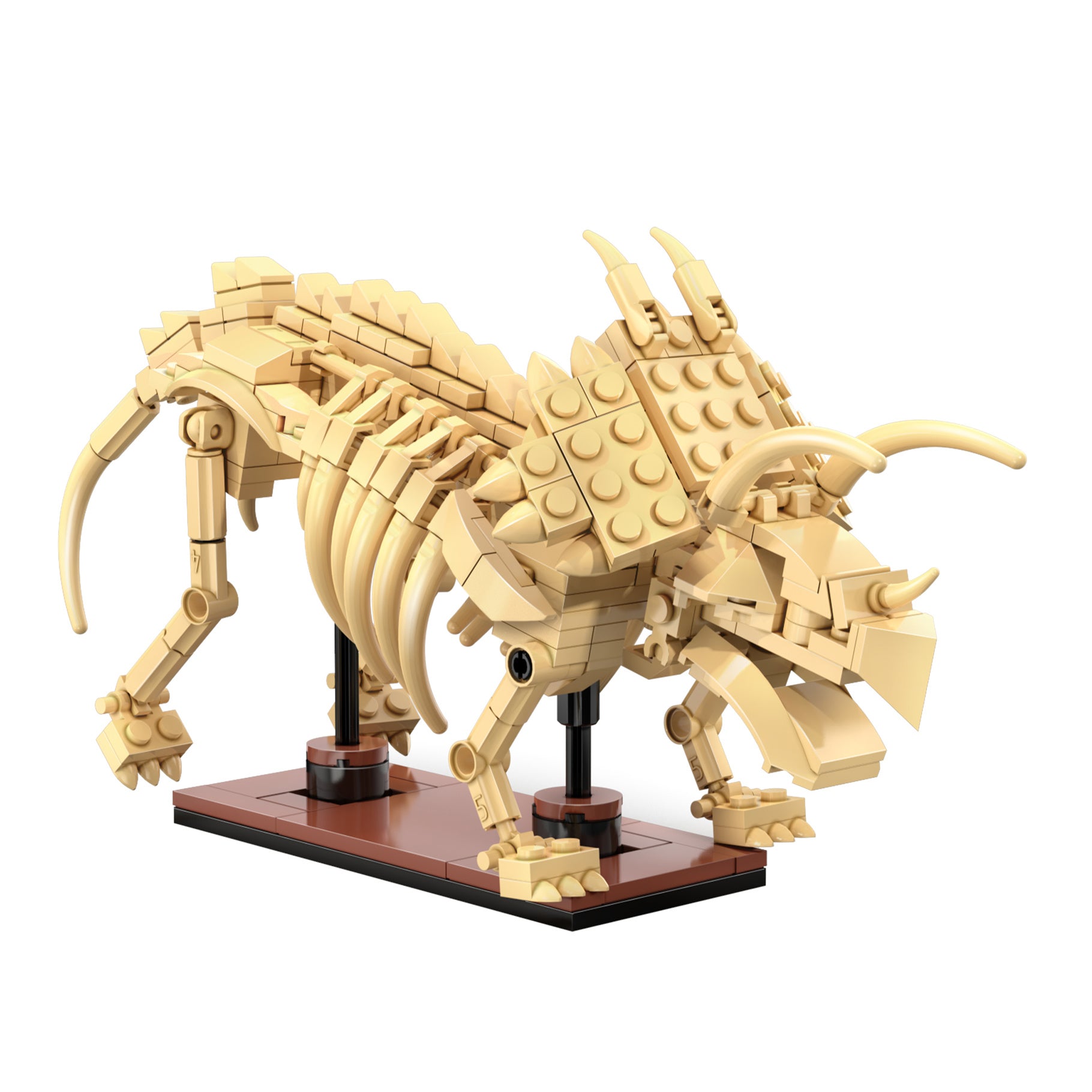CaDA Dinosaur Fossils: Triceratops Brick Kit 272 pcs