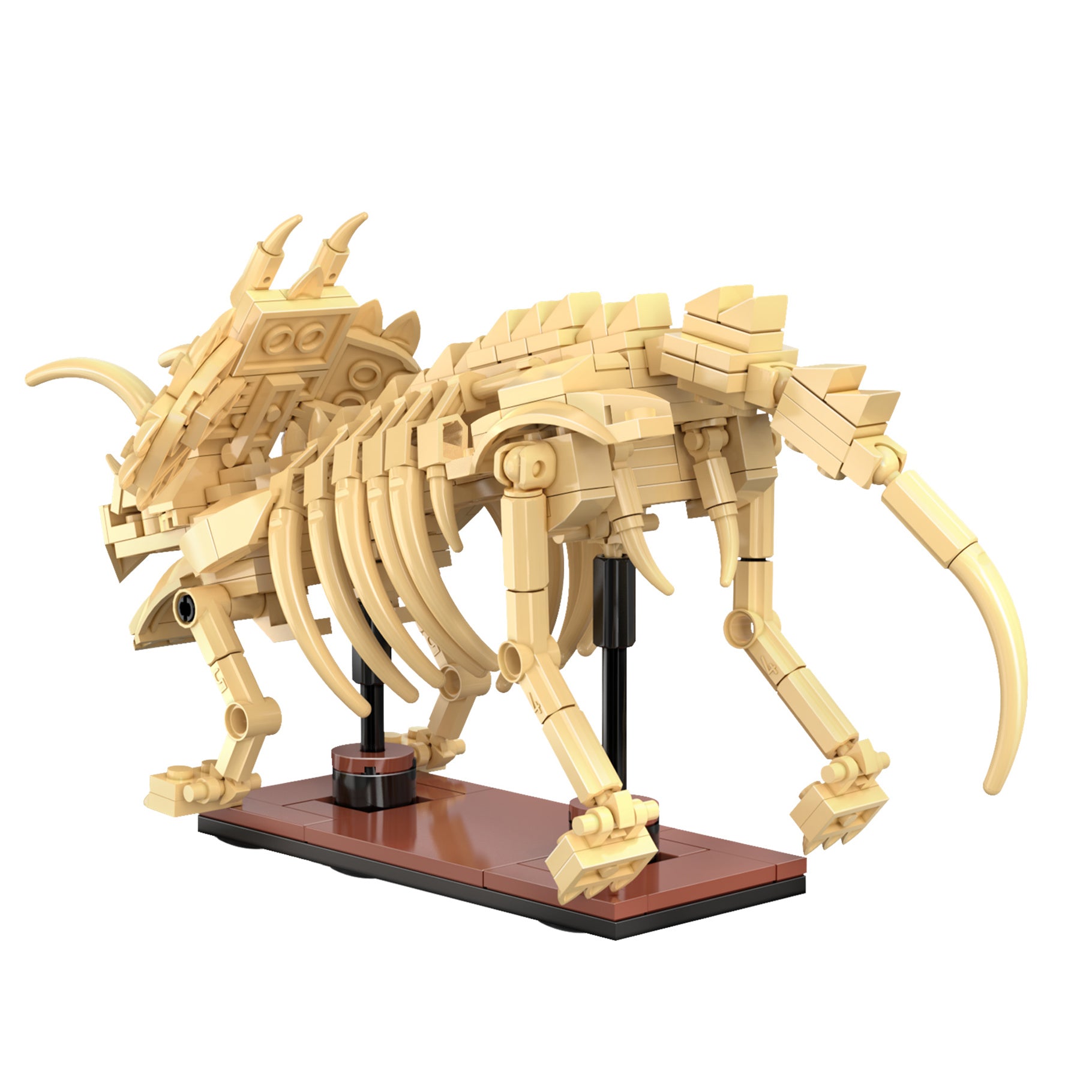 CaDA Dinosaur Fossils: Triceratops Brick Kit 272 pcs