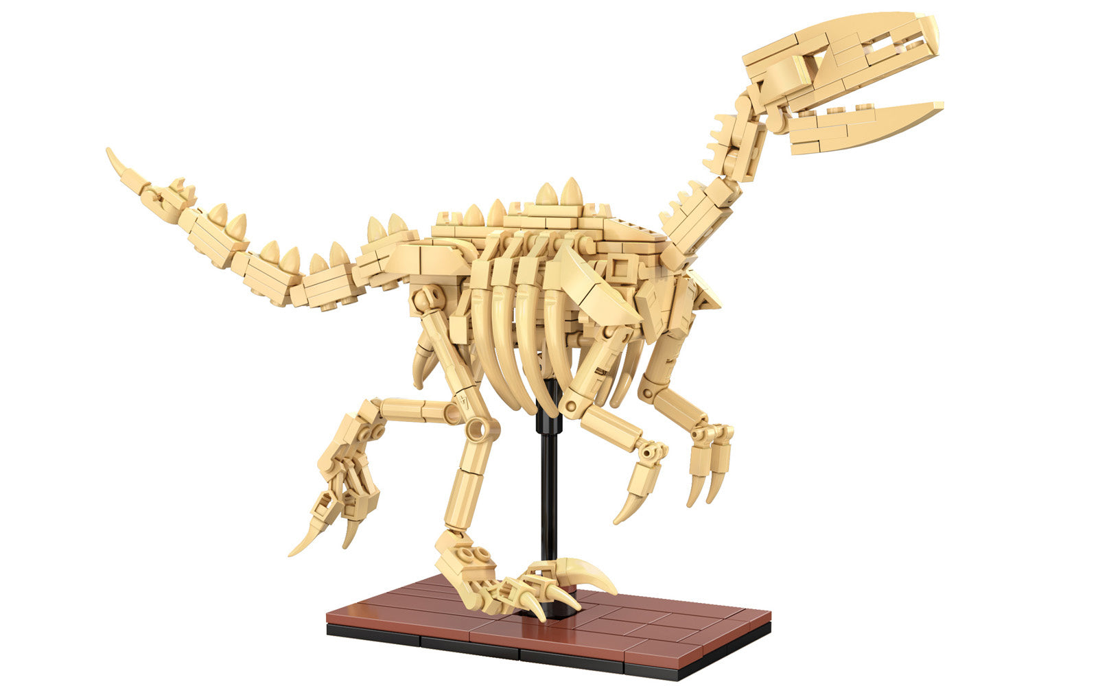 CaDA Dinosaur Fossils Velociraptor Brick Kit 256 pcs