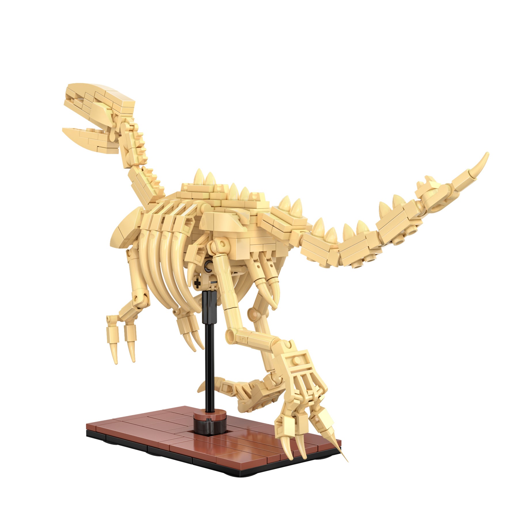 CaDA Dinosaur Fossils Velociraptor Brick Kit 256 pcs