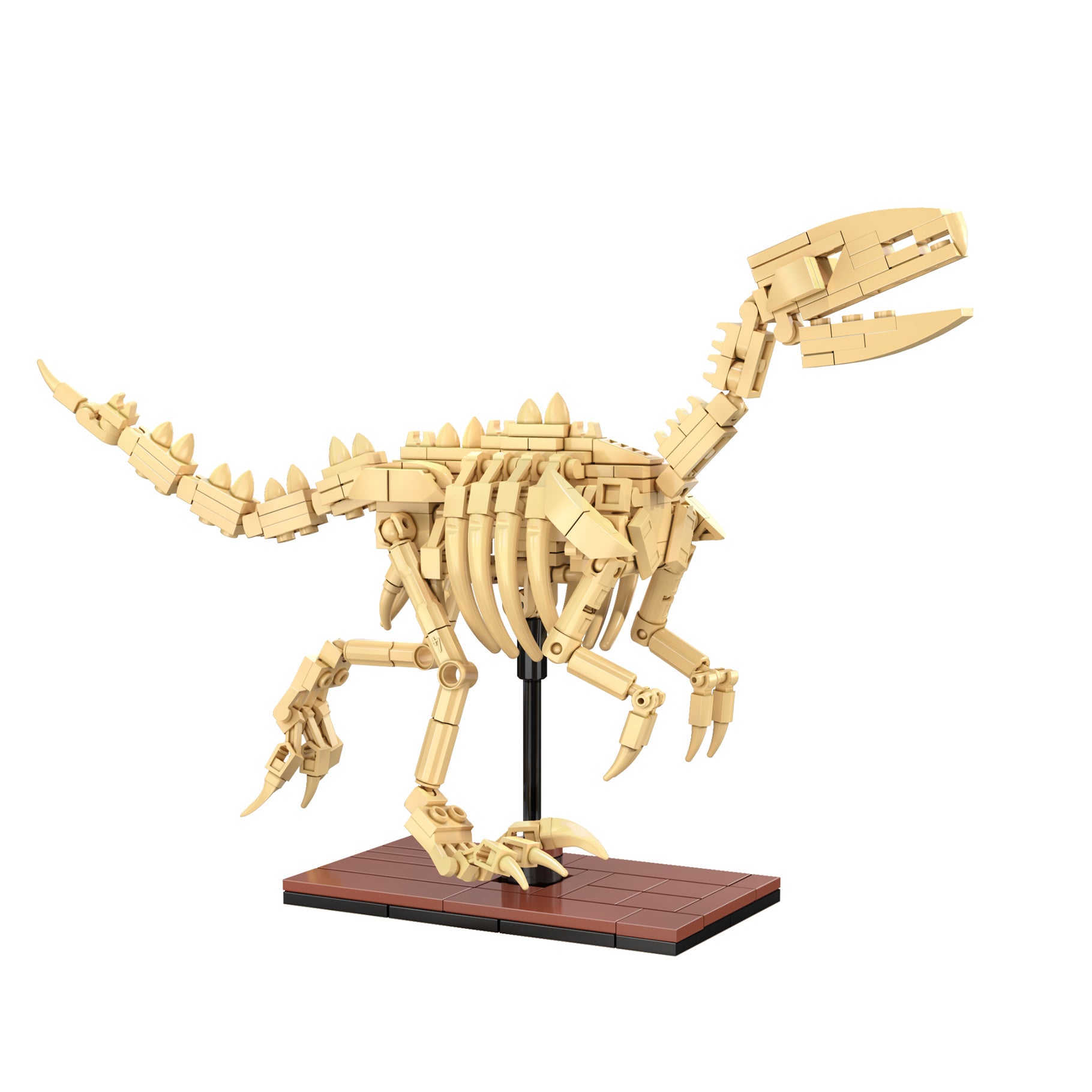 CaDA Dinosaur Fossils Velociraptor Brick Kit 256 pcs