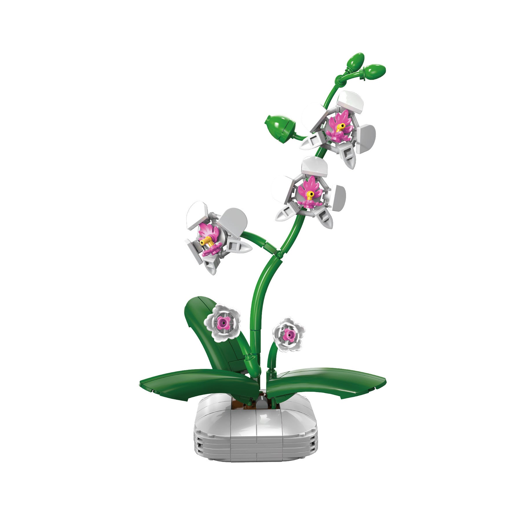 CaDA Orchid Building Block Planter Brick Kit 237 pcs