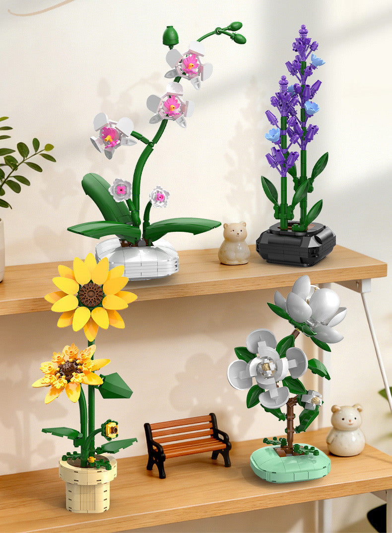 CaDA Camellia Building Block Planter Brick Kit 301 pcs