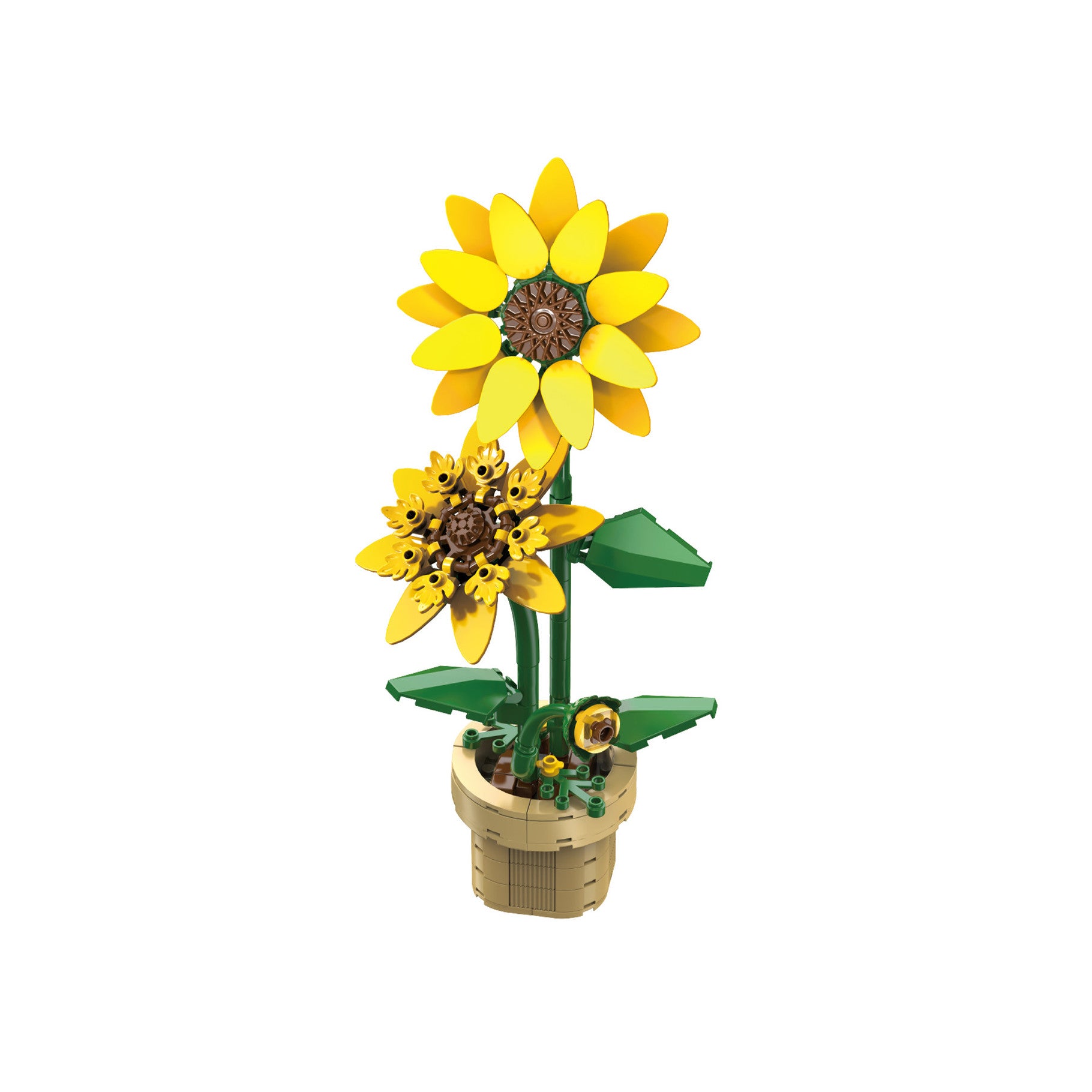 CaDA Sunflower Building Block Planter Brick Kit 187 pcs
