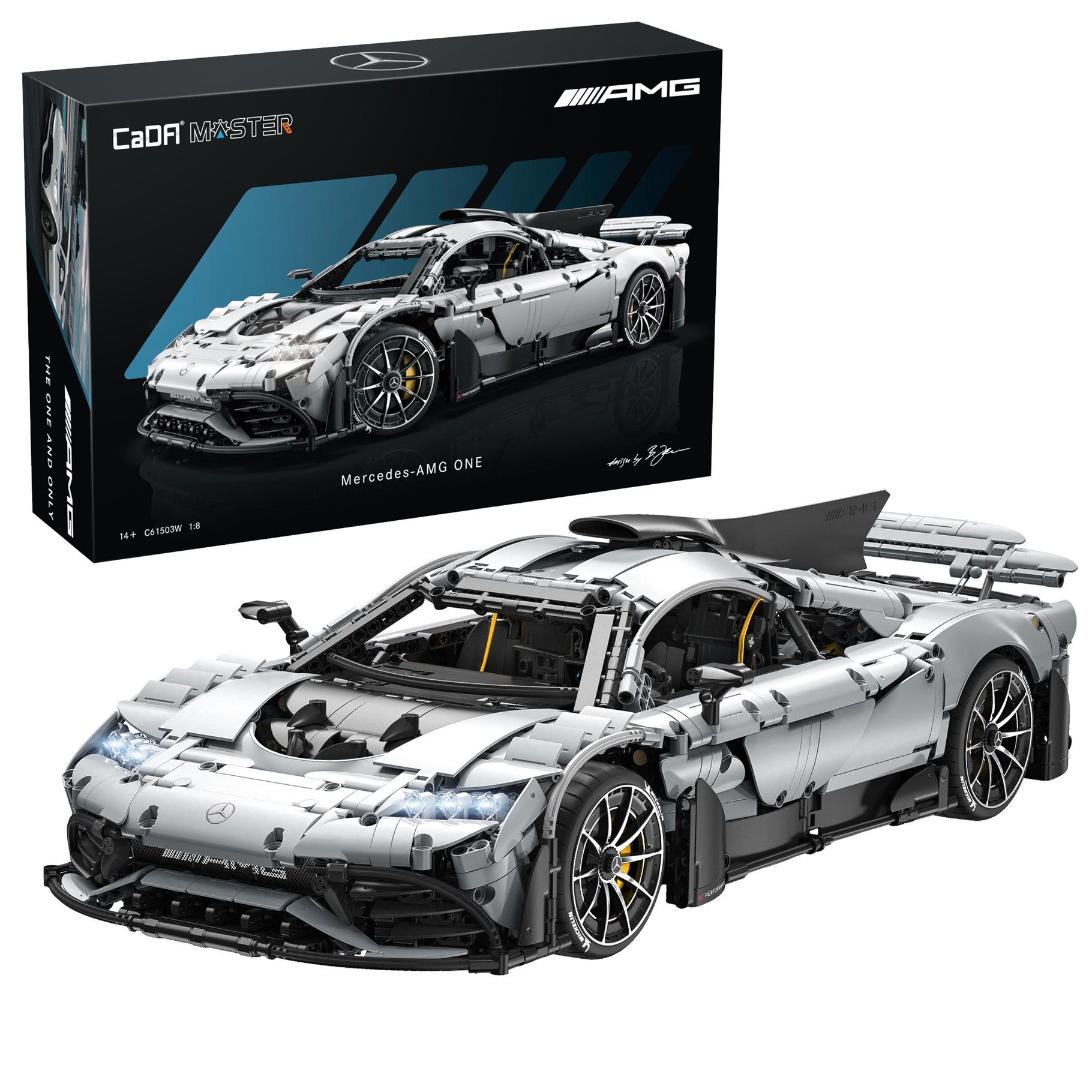 CaDA Master Mercedes-AMG ONE 1:8 Car Building Set 3295 Pieces