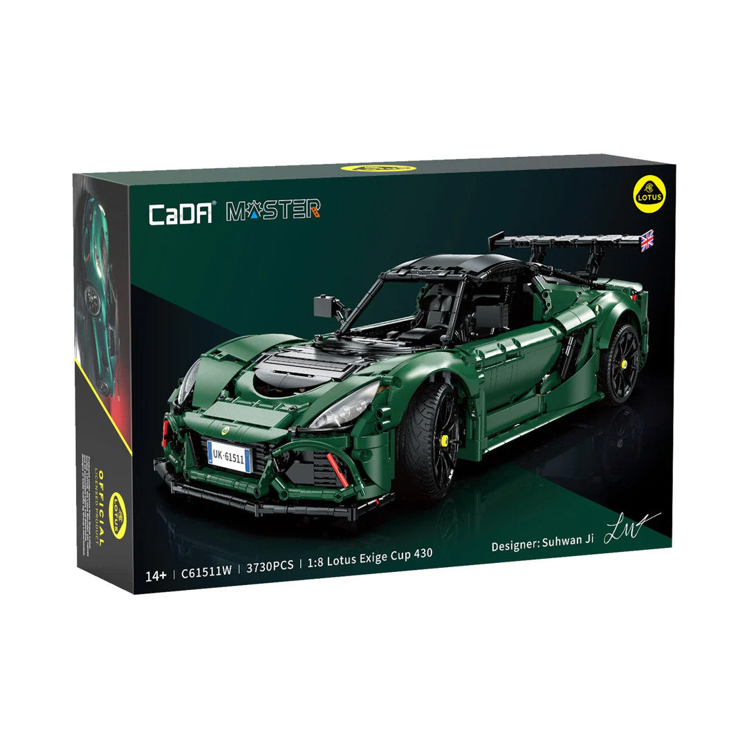 CaDA Master Lotus Exige Cup 430 1:8 Car Building Set 3730 Pieces