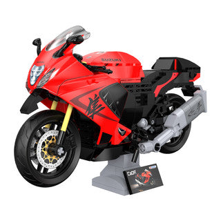 CaDA Suzuki Hayabusa 1:12 Motorcycle Building Set 299 Pieces