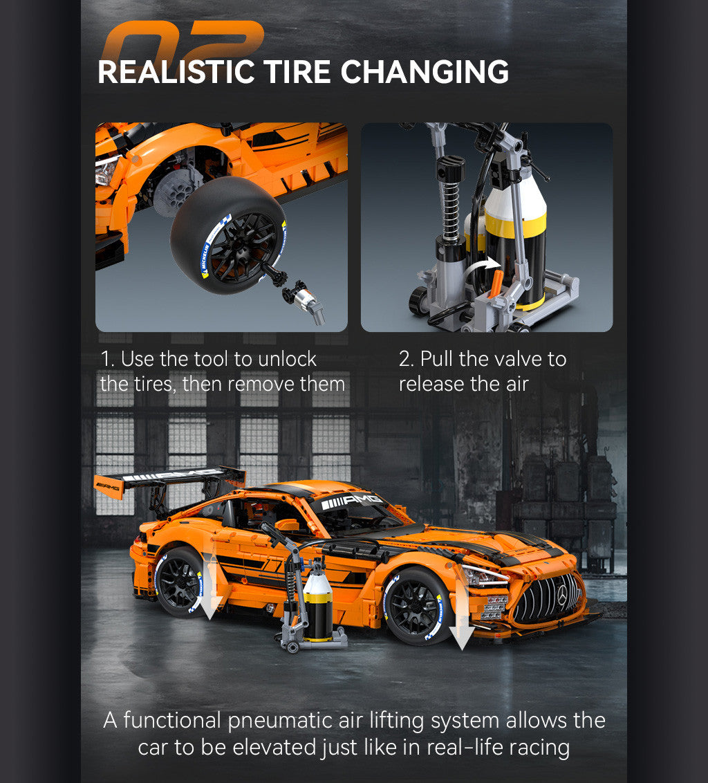 CaDA Master Mercedes-AMG GT3 1:8 Car Building Set 5466 Pieces