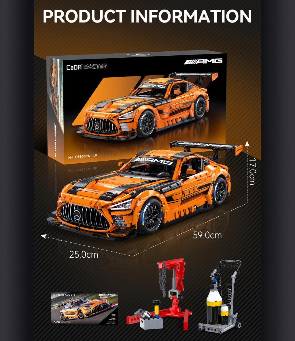 CaDA Master Mercedes-AMG GT3 1:8 Car Building Set 5466 Pieces