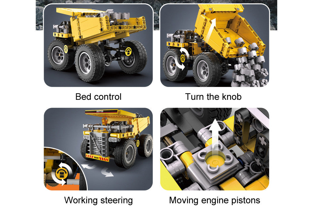 CaDA Heavy Duty Haul Truck Brick Kit 372 pcs